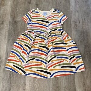 Hanna Andersson Printed abstract rainbow dress